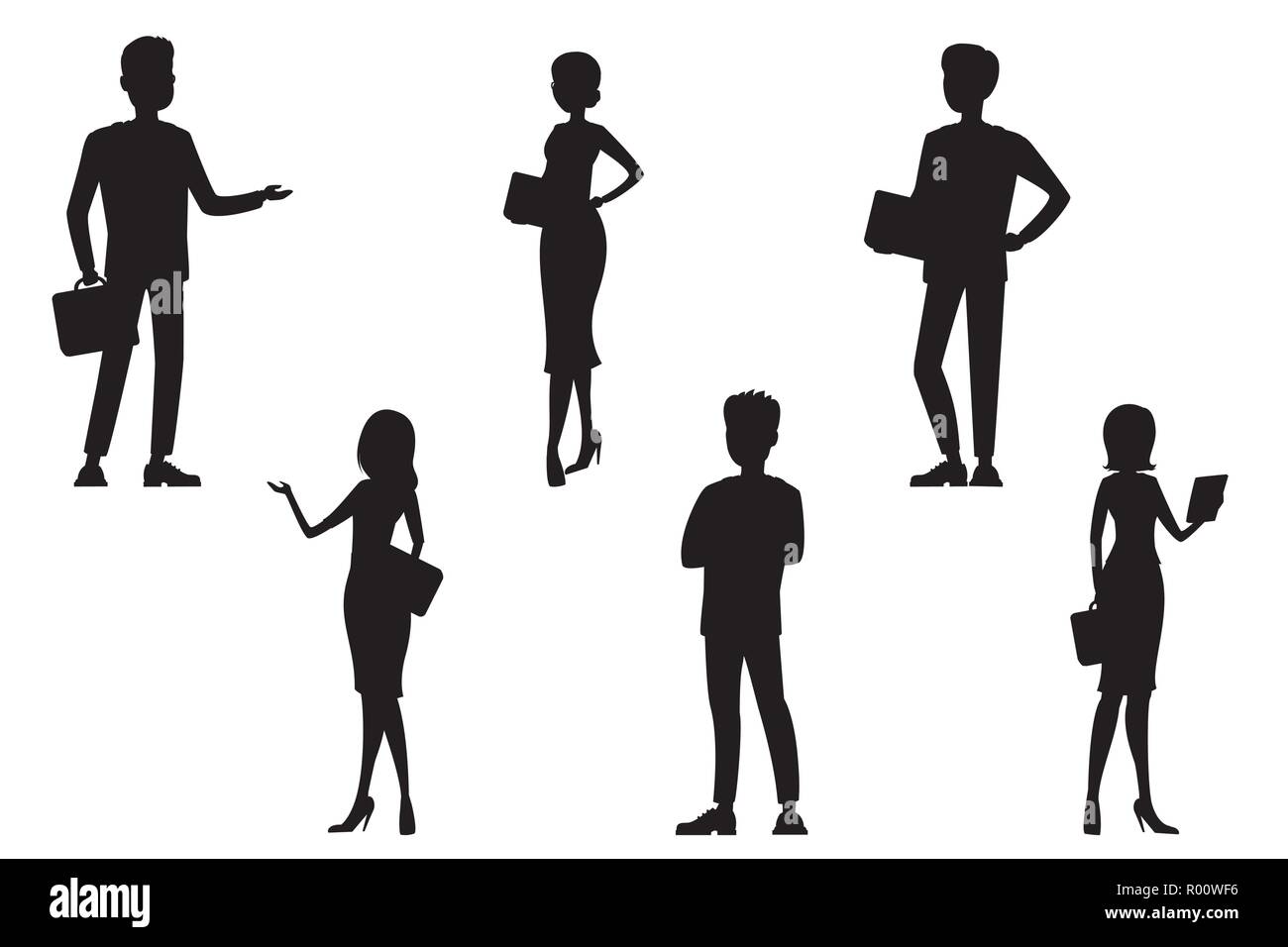 Business people silhouette standing,business team,isolated on white background, vector cartoon illustration Stock Vector Image & Art - Alamy Business people silhouette standing,business team,isolated on white background, vector cartoon illustration Stock Vector Image & Art - Alamy
