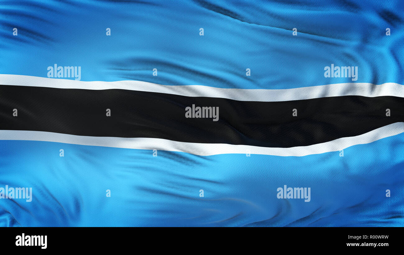 BOTSWANA Realistic Waving Flag Background Stock Photo - Alamy