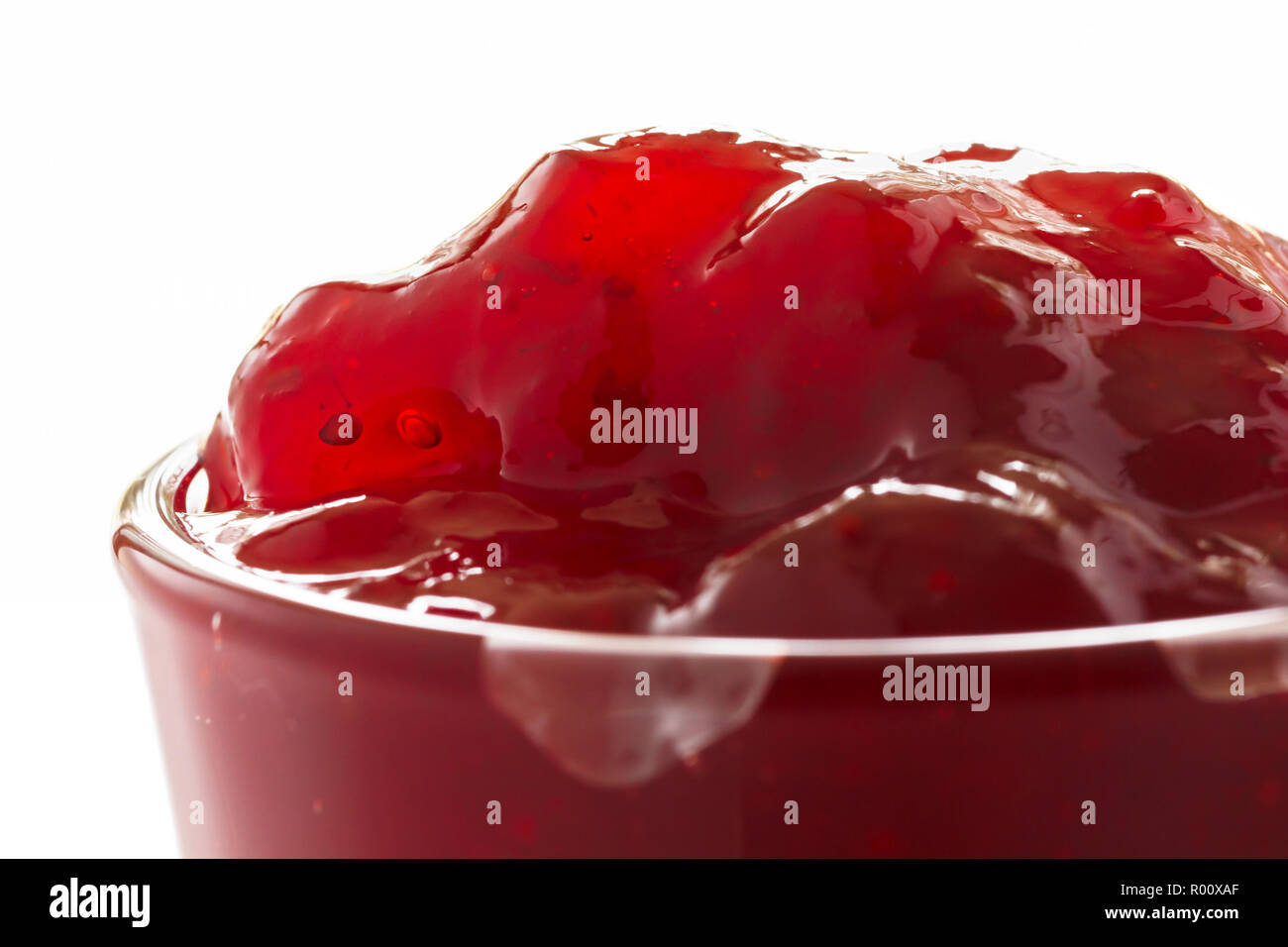 Strawberry jam in glass hi-res stock photography and images - Alamy