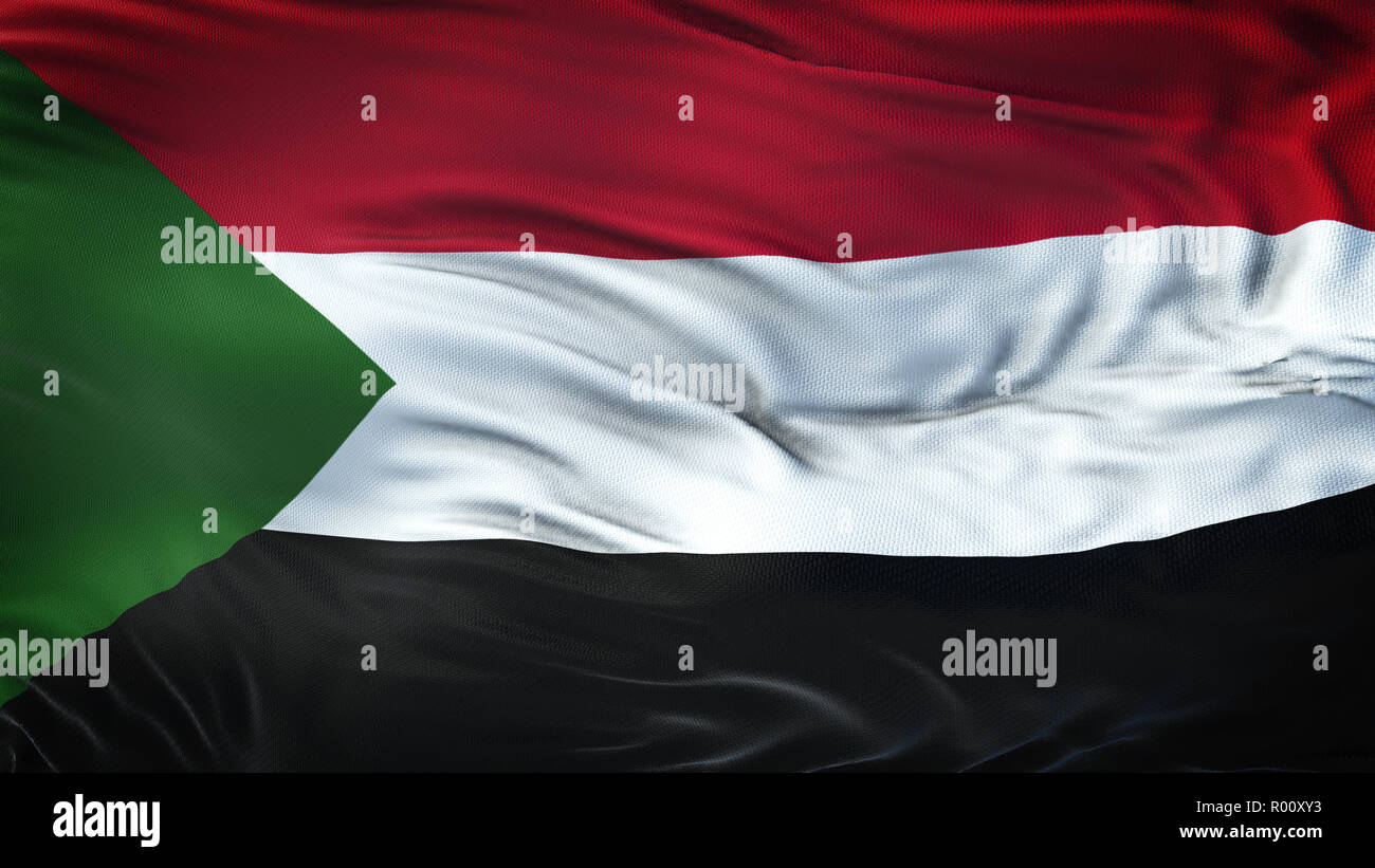 Sudan flag wave hi-res stock photography and images - Alamy
