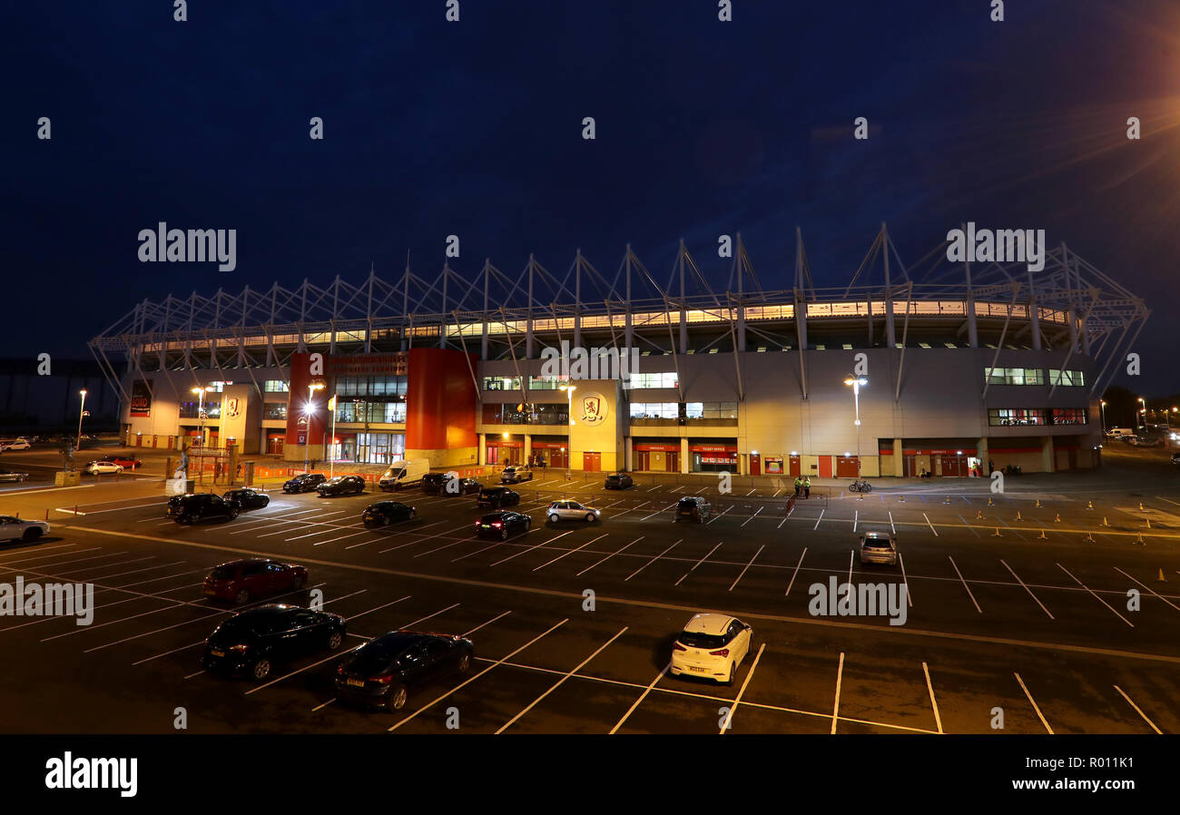 A general view of Riverside Stadium prior to the Carabao Cup, Fourth ...