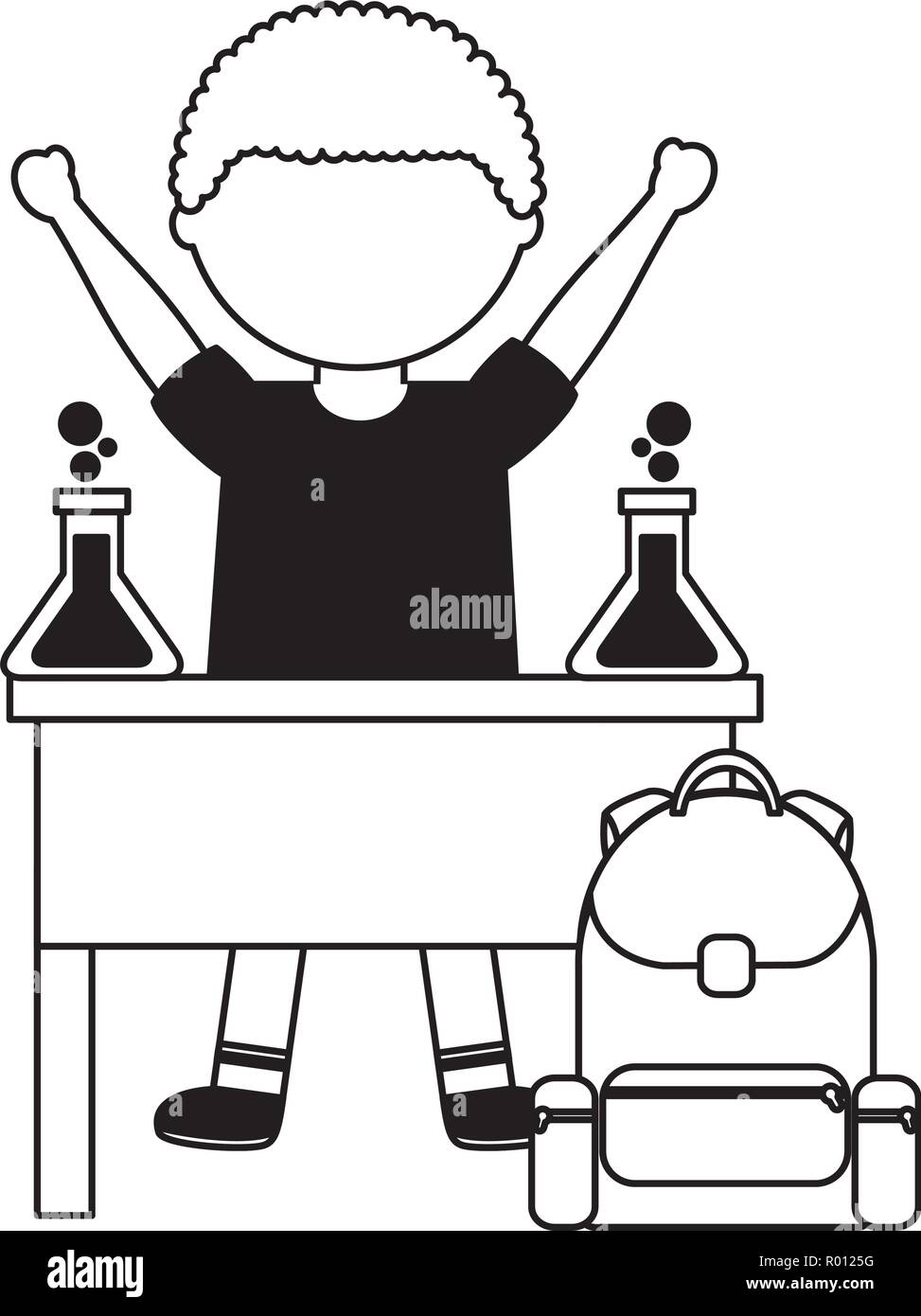 school boy cartoon Stock Vector Image & Art - Alamy