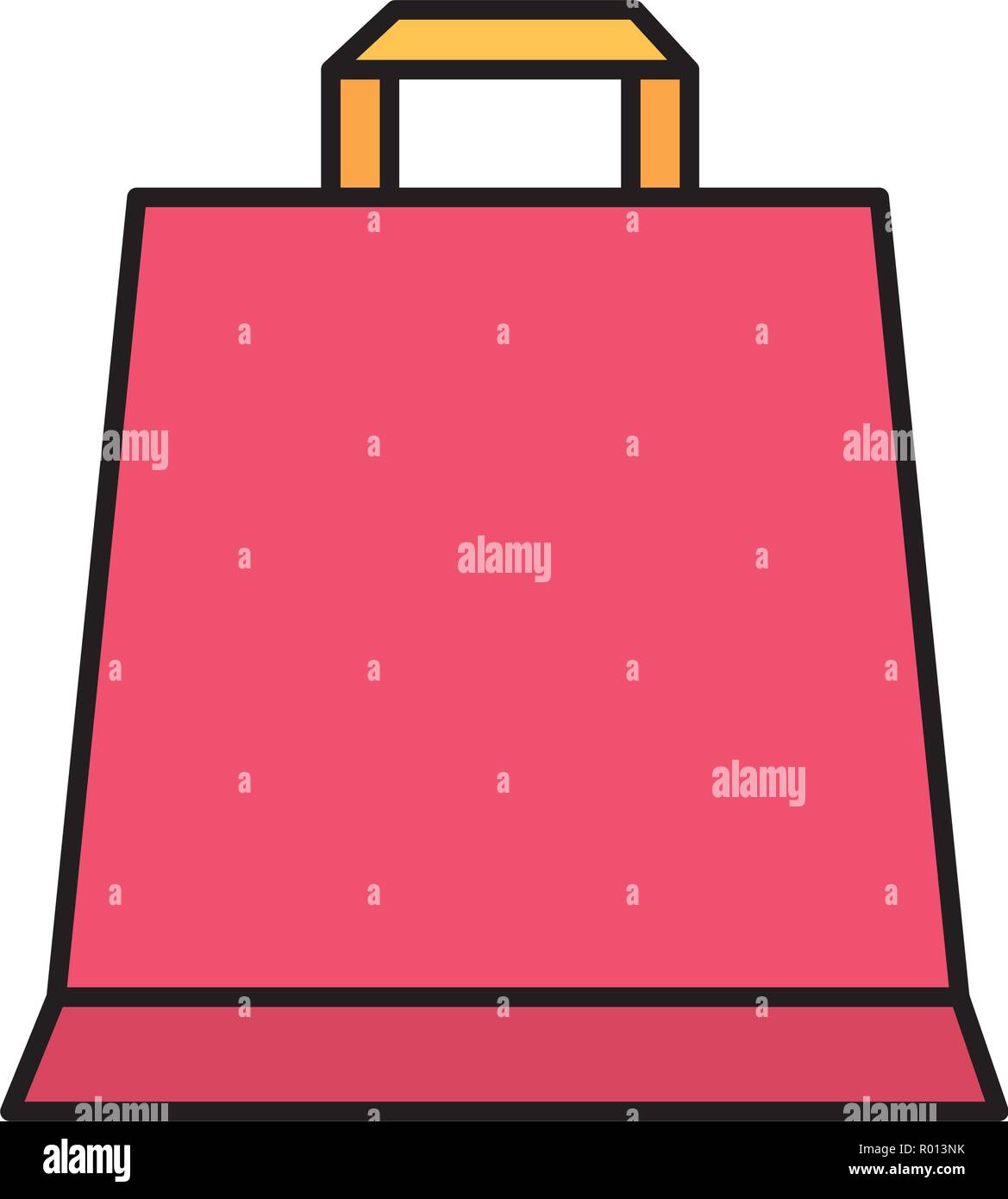 shopping bag on white background Stock Vector Image & Art - Alamy