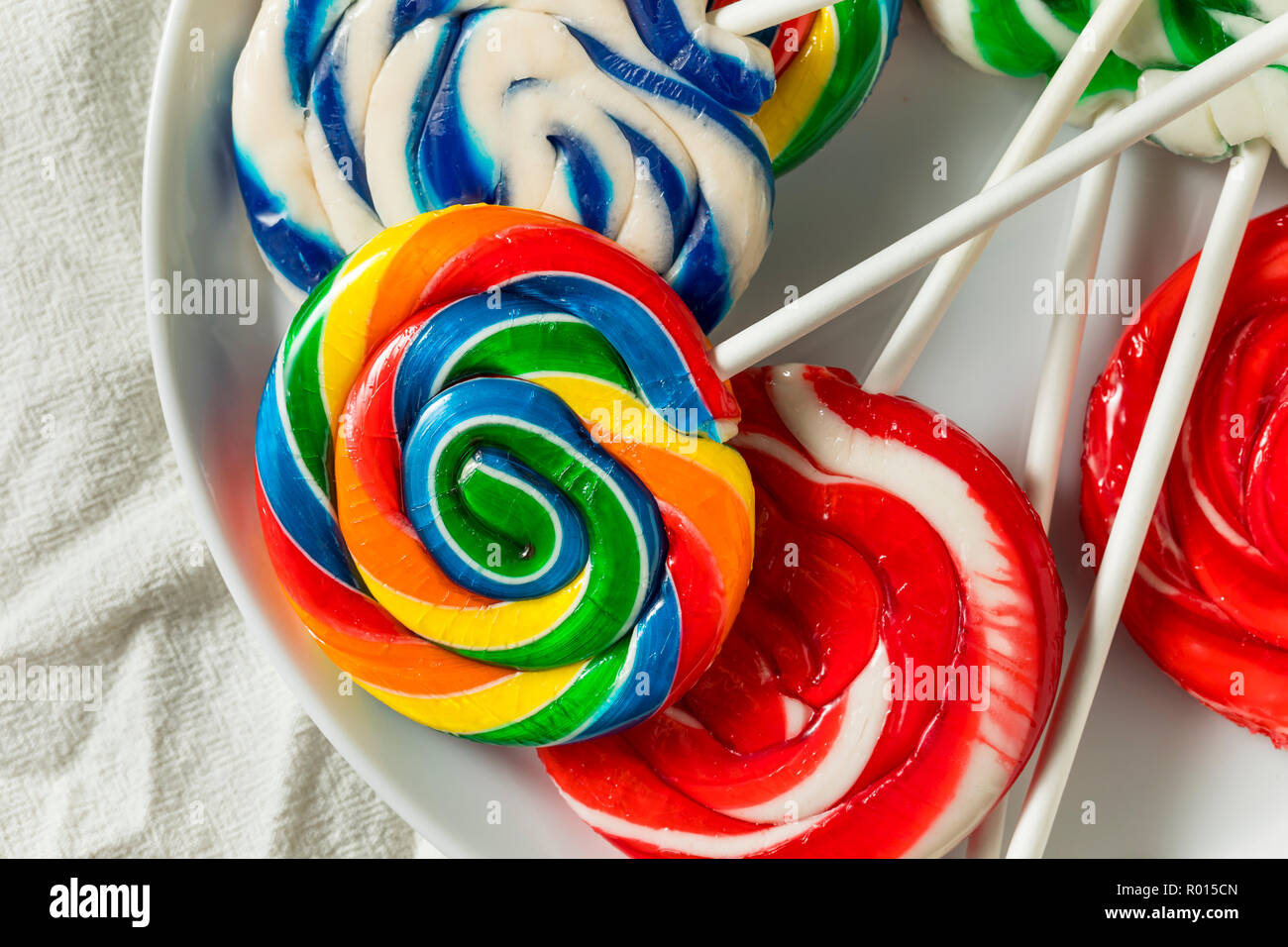 Red green lollipops hi-res stock photography and images - Alamy