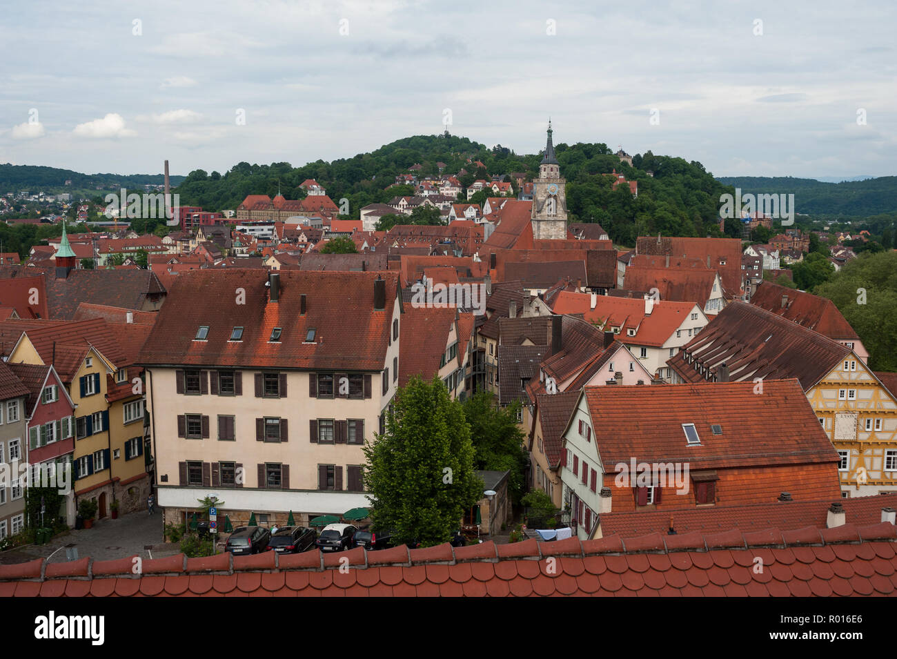 Tuebingen, Germany, Roofscape of the Old Town Stock Photo Alamy