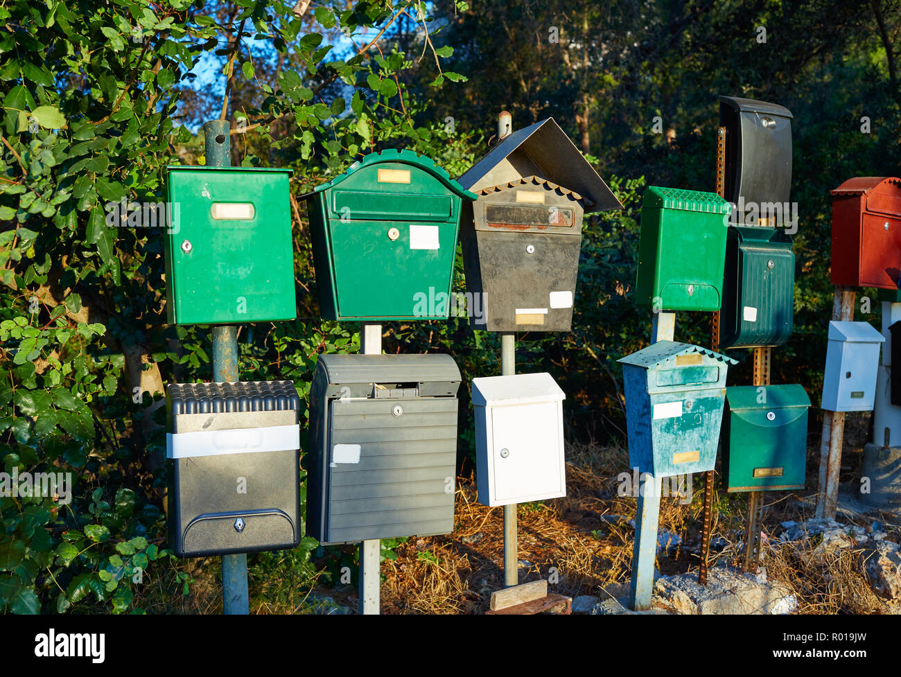 Mailboxes in javea hires stock photography and images Alamy