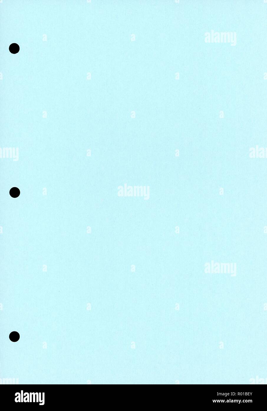 azure paper texture sheet with holes useful as a background - high ...