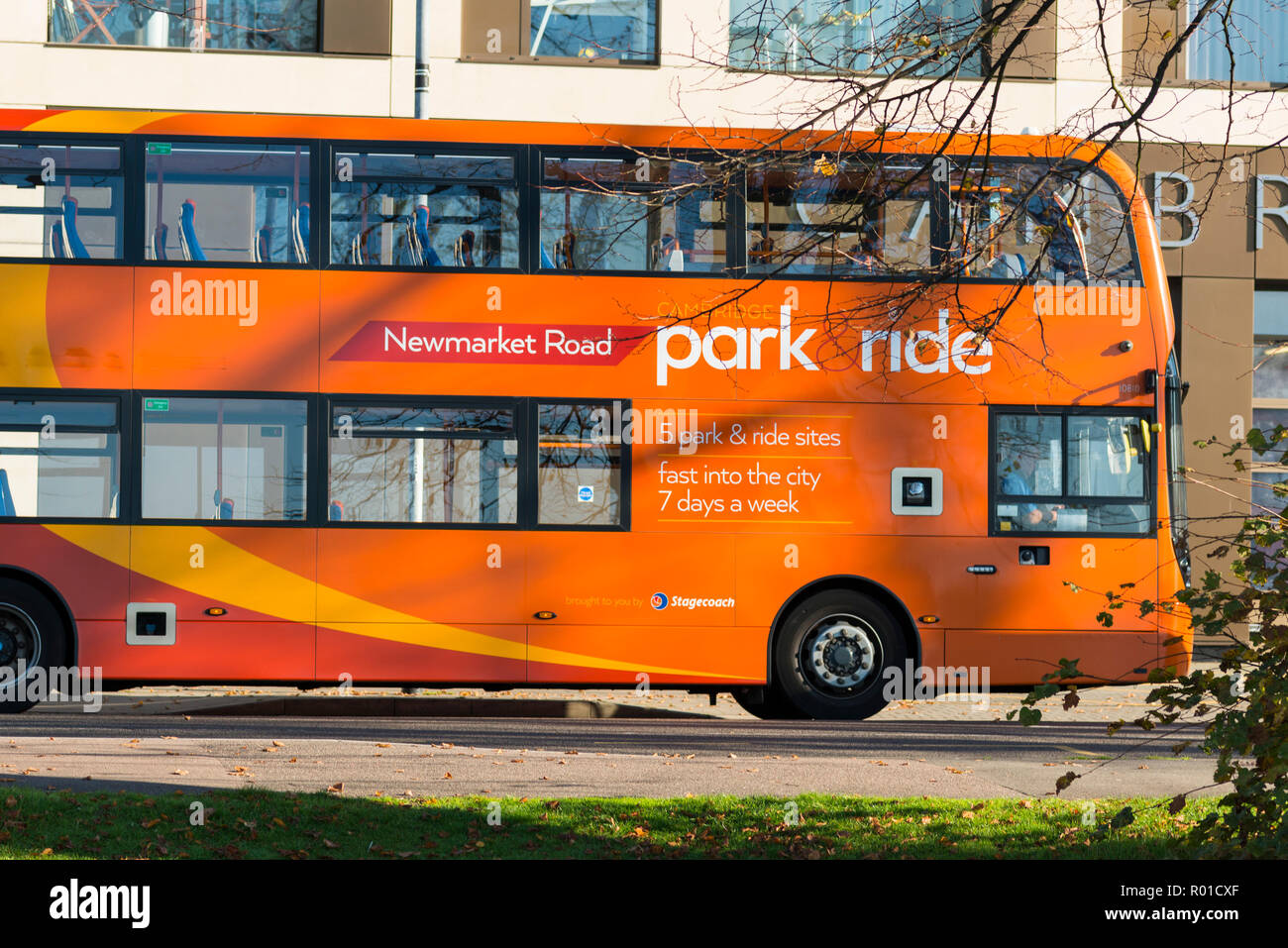 Park and ride uk cambridge bus hires stock photography and images Alamy