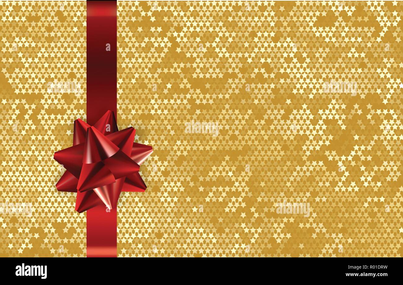 Christmas and New Year background with Gold glitter texture. Xmas card ...