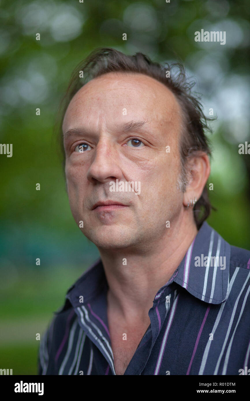 Portrait of David Yow, actor and vocalist for The Jesus Lizard. Stock Photo