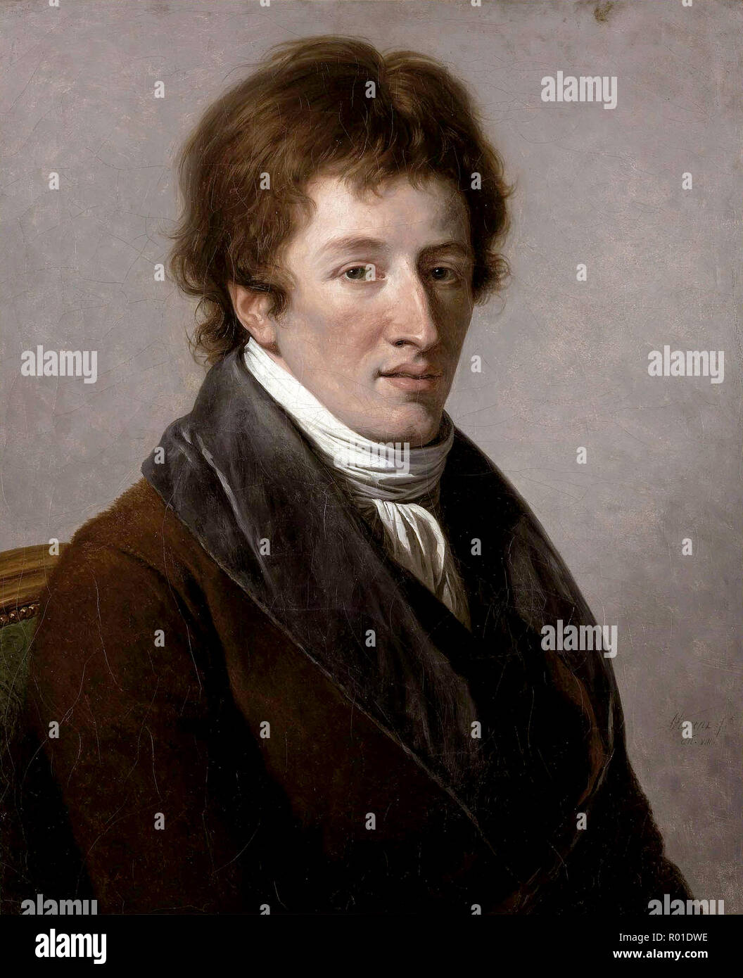 Baron Georges Cuvier (1769 - 1832) Jean Léopold Nicolas Frédéric, Baron Cuvier, known as Georges Cuvier, French naturalist and zoologist, sometimes referred to as the 'founding father of paleontology' Stock Photo