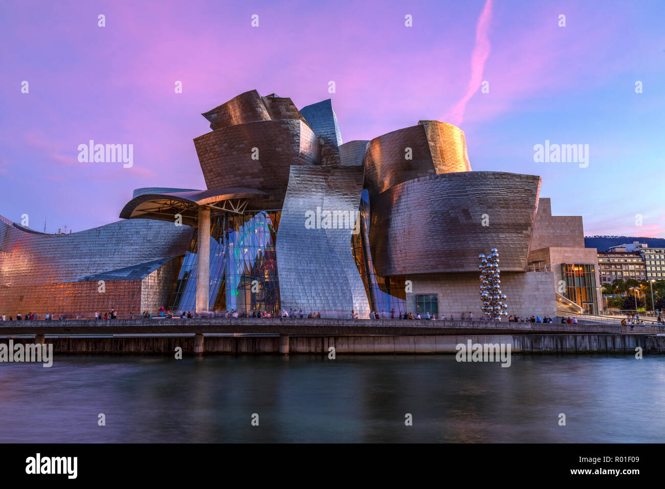 Guggenheim Museum, Bilbao, Basque Country, Spain, Europe Stock Photo
