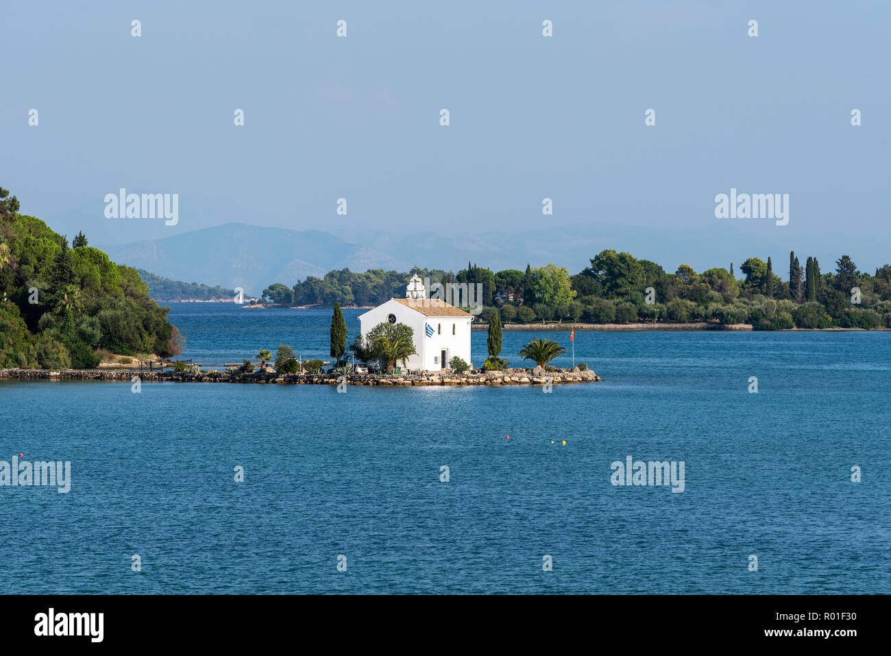 Church Ipapandi, Kommeno, Gouvia, island Corfu, Ionian Islands, Greece Stock Photo