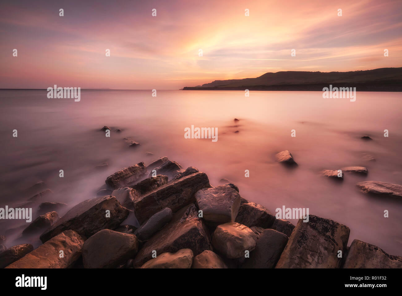 Kimmeridge Bay, Dorset, England, UK Stock Photo
