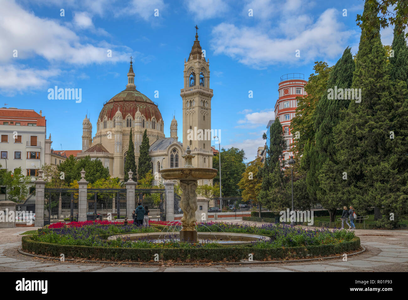 Madrid, Church of San Manuel y San Benito, Spain, Europe Stock Photo
