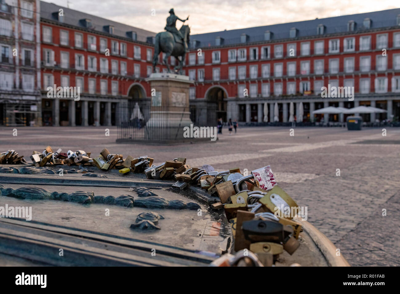 Madrid, Plaza Mayor, Spain, Europe Stock Photo