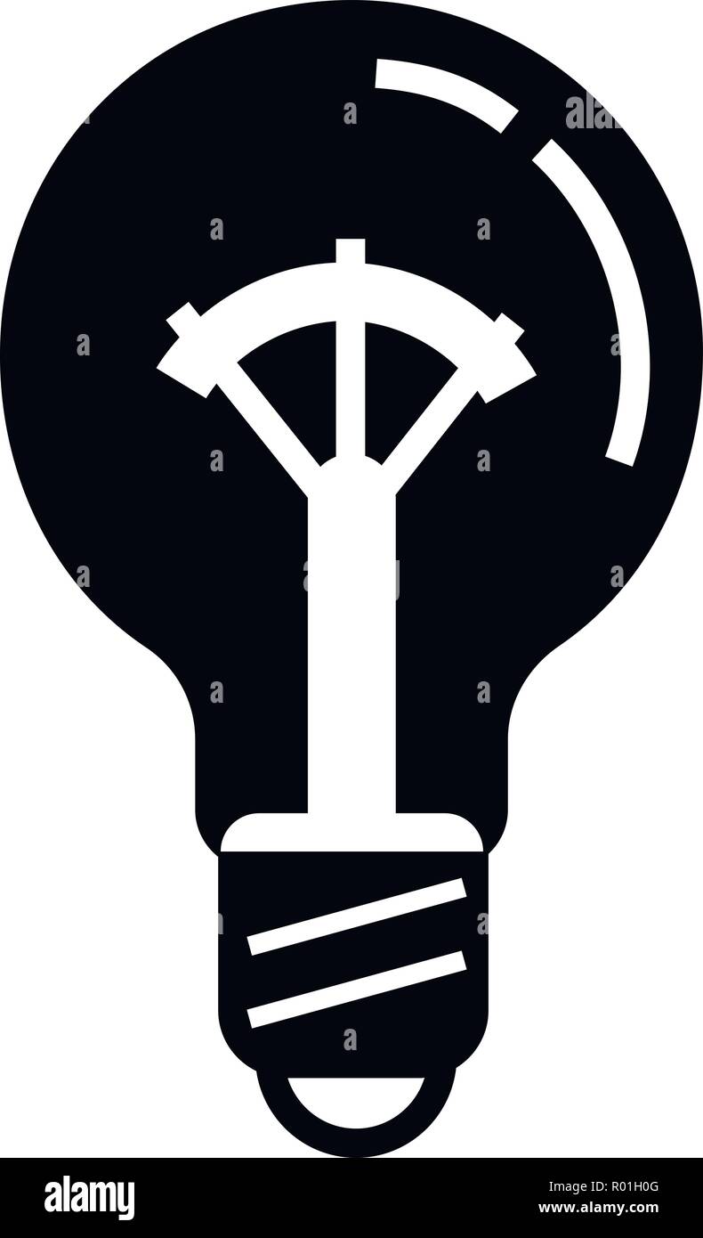 Eco bulb icon, simple style Stock Vector Image & Art - Alamy