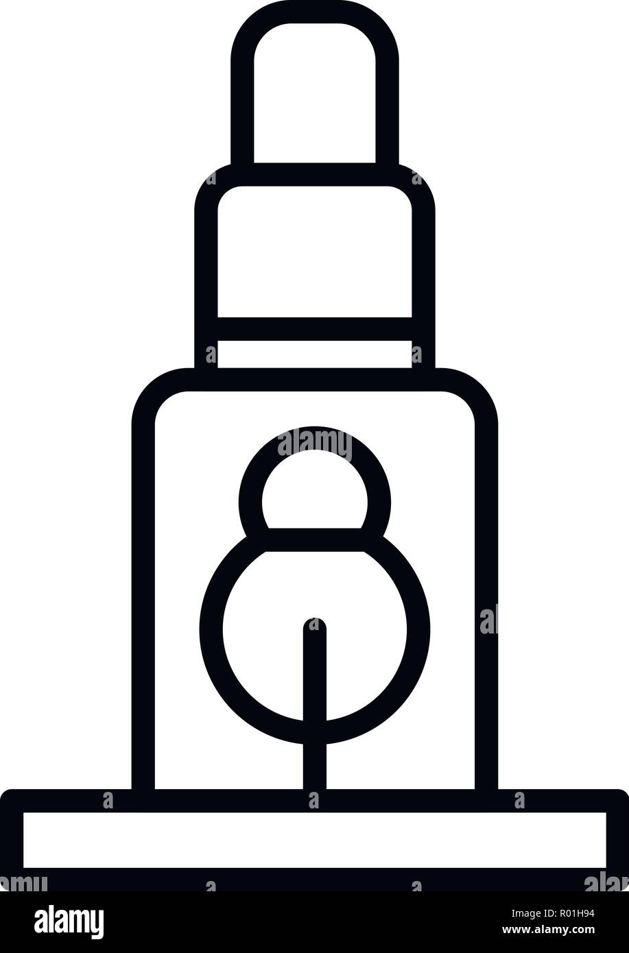 Scaffold support icon, outline style Stock Vector