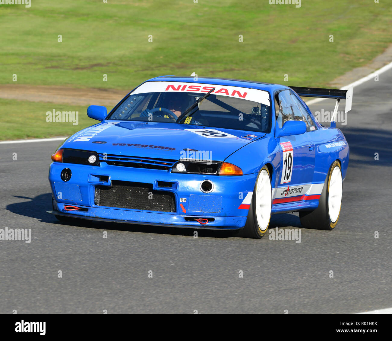 James Janicki, Nissan Skyline, Classic and Historic Thunder Saloon Championship, Burton Power Blue Oval Saloon Series, Thunder and Boss, Classic Touri Stock Photo