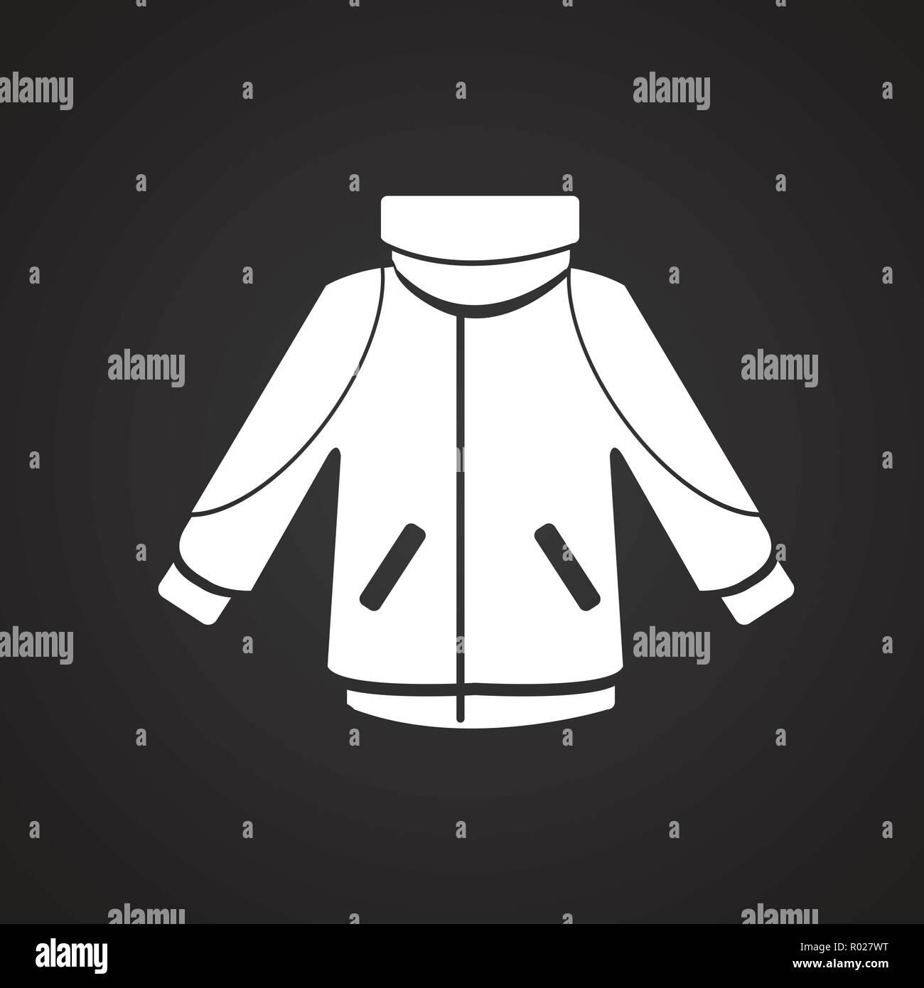 Ski jacket on black background Stock Vector Image & Art - Alamy