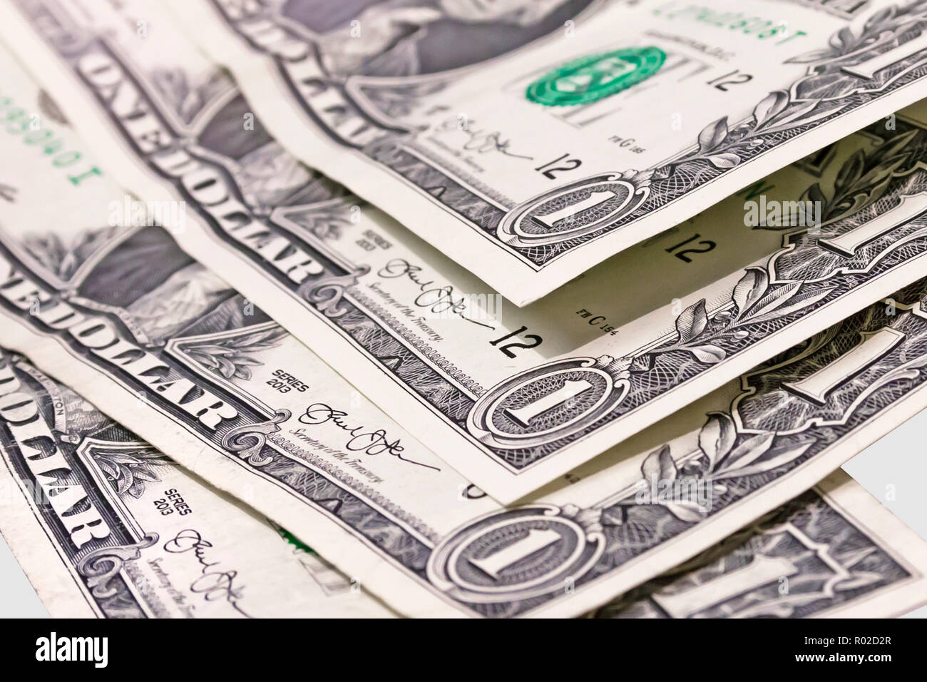 One dollar bills background Stock Photo - Alamy