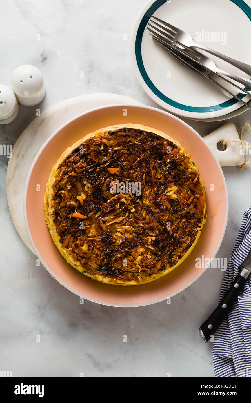 Savory Upside-Down Pie