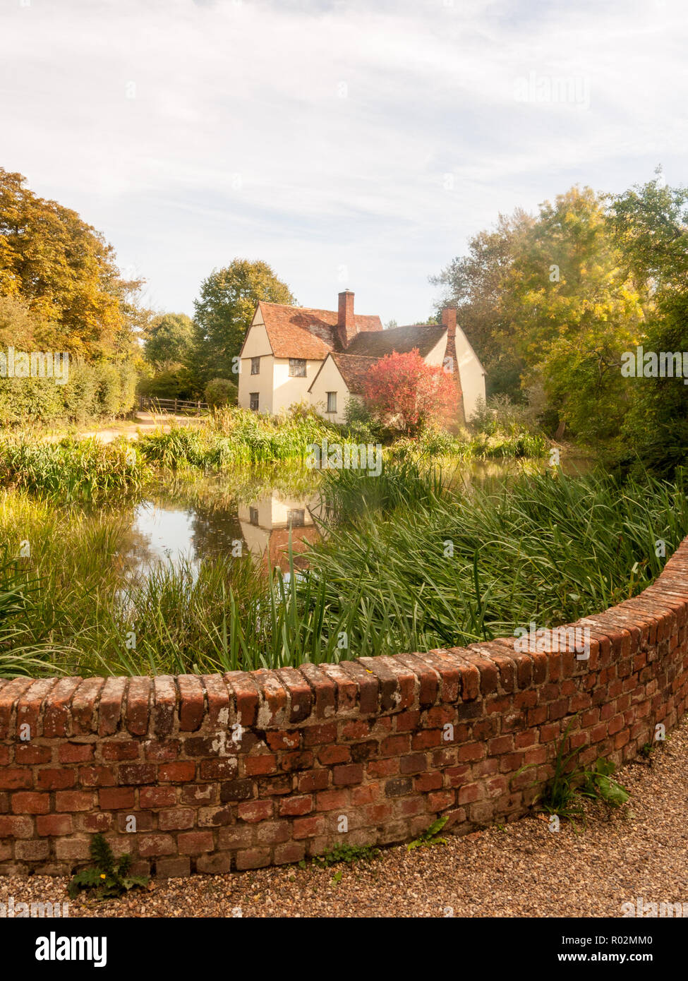 willy lott's cottage flatford mill outside cottage nature landscape