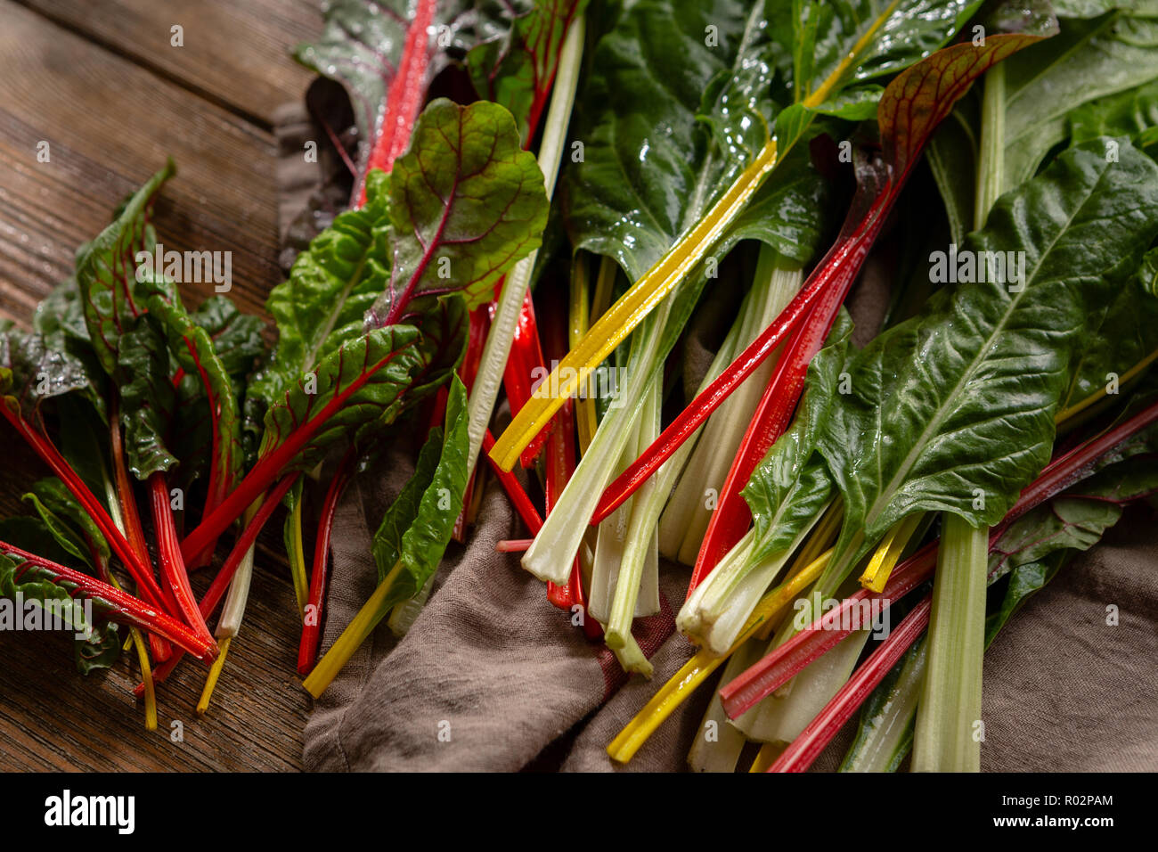 Rainbow ruby chard hi-res stock photography and images - Alamy