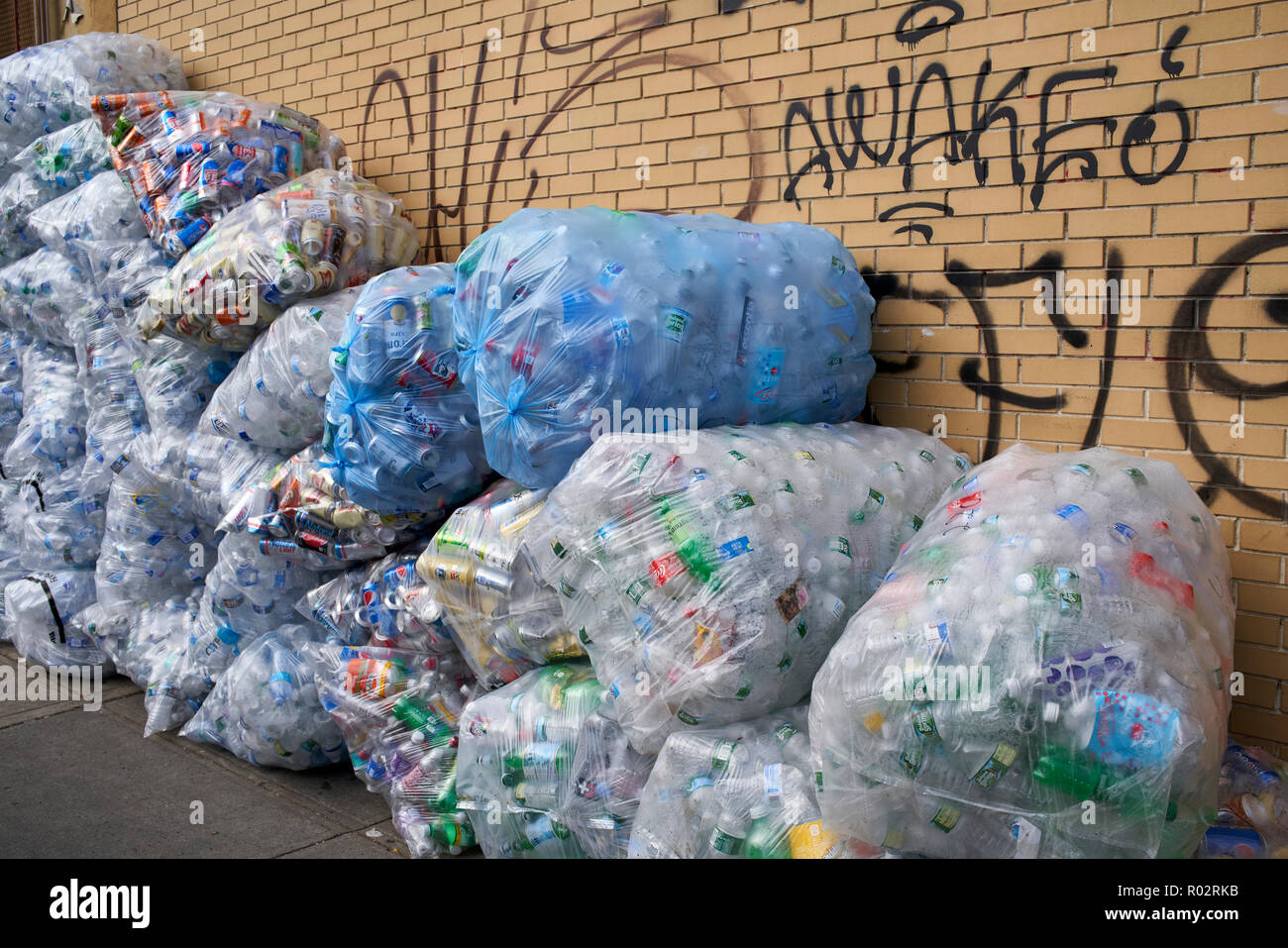 recycling bags for cans and bottles
