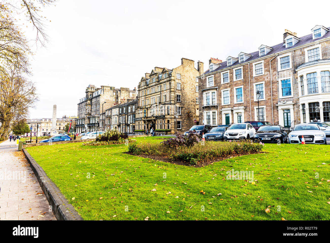 Harrogate Yorkshire UK England, Harrogate Town Yorkshire, Harrogate houses, Harrogate, Yorkshire, UK, Harrogate homes, Harrogate hotels, Harrogate UK Stock Photo