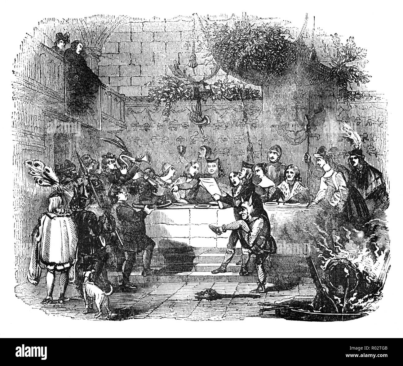 The Boar's Head Feast originated at Queen's College, Oxford, England in