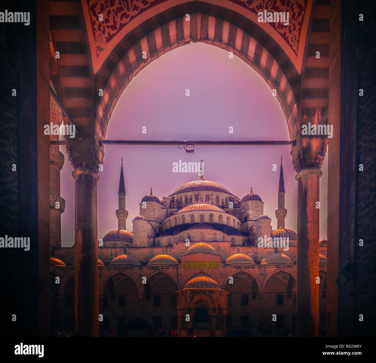 The Blue Mosque Istanbul, Turkey. Sultanahmet Camii Stock Photo Alamy