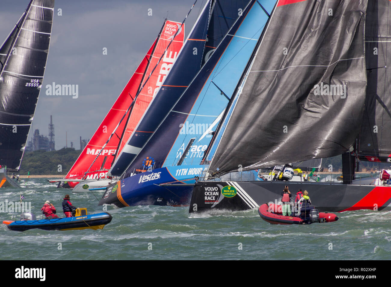 Fastnet Qualifier Races Fastnet Race Yachts Racing Stock Photos & Fastnet Race Yachts Racing ...