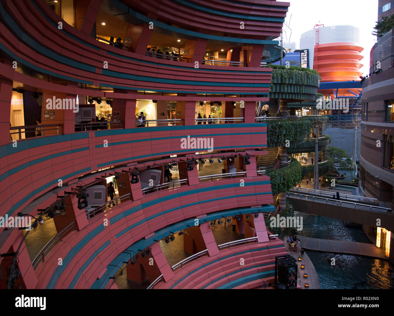 Modern shopping centre Stock Photo