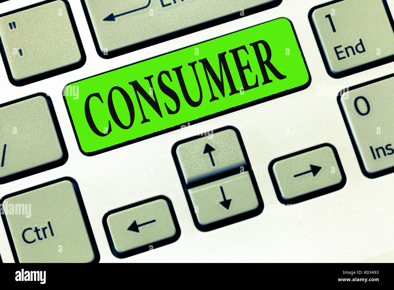 Writing note showing Consumer. Business photo showcasing demonstrating ...