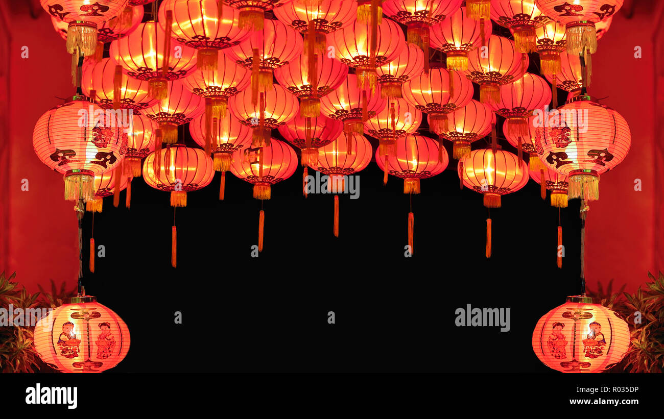 Chinese new year lanters Stock Photo