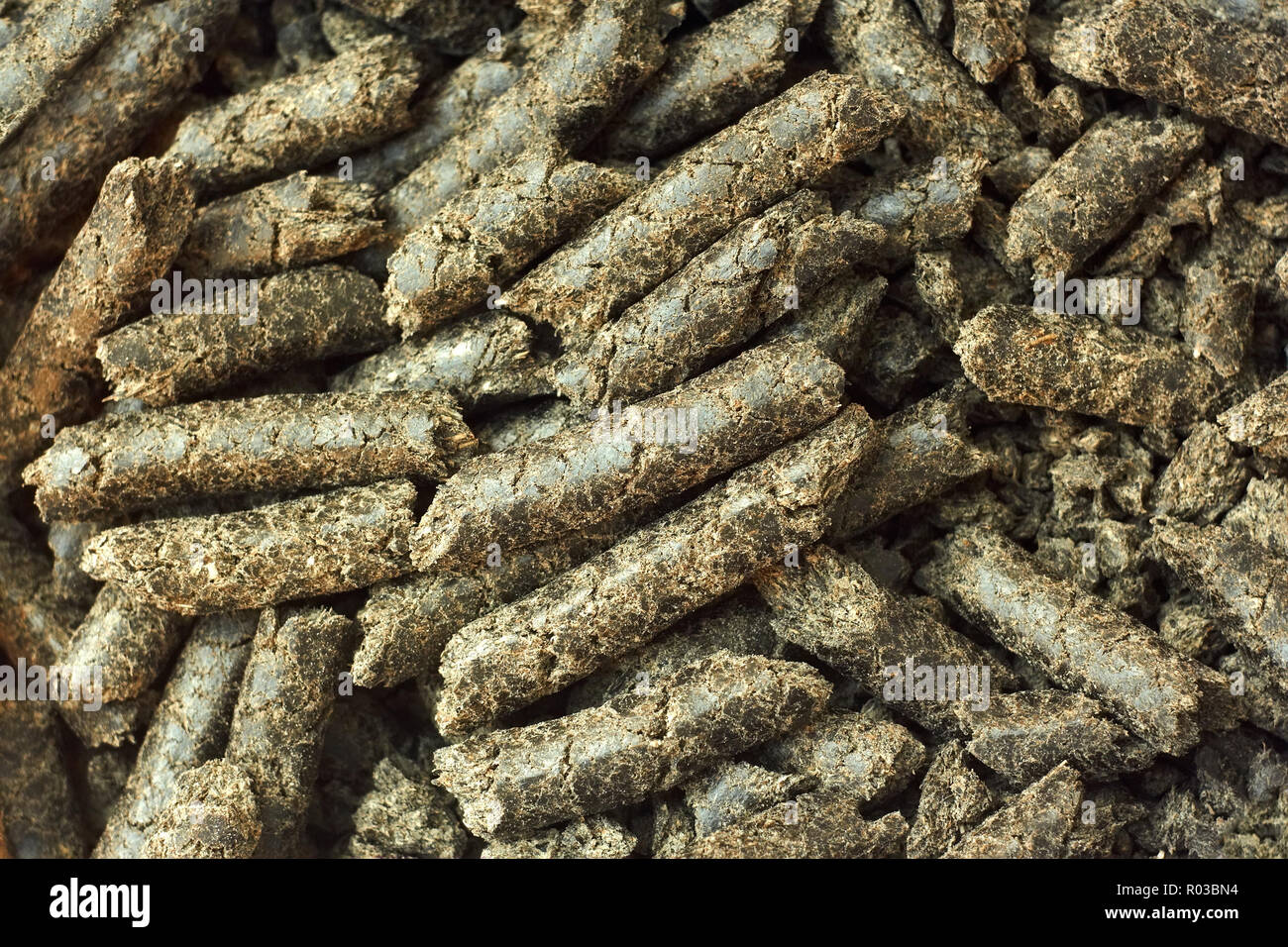 Sunflower seed husk in granules. Used as feed for animals, birds and