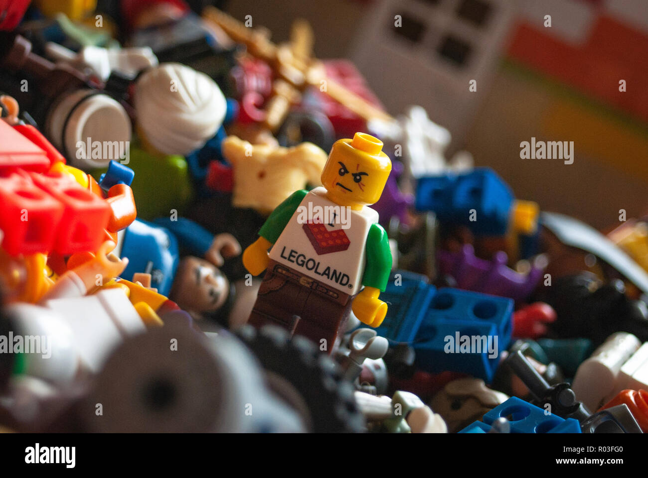 I love Lego Land Stock Photo