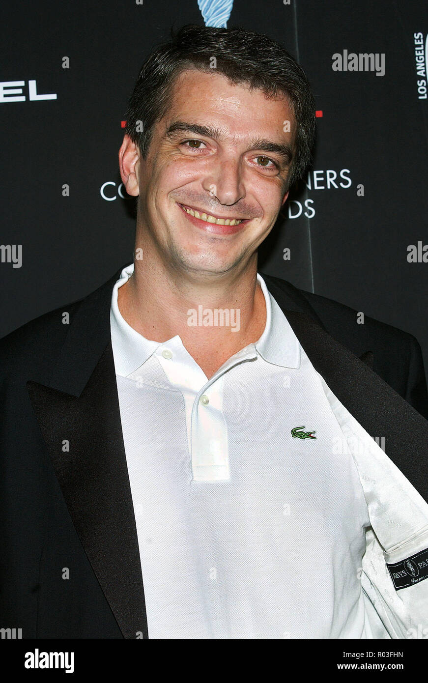 Philippe Lacoste arriving at the 7th Annual Costume Designers Guild Awards  at the Beverly Hilton Hotel in Los Angeles. february 19, 2005.  LascostePhilippe135 Red Carpet Event, Vertical, USA, Film Industry,  Celebrities, Photography,