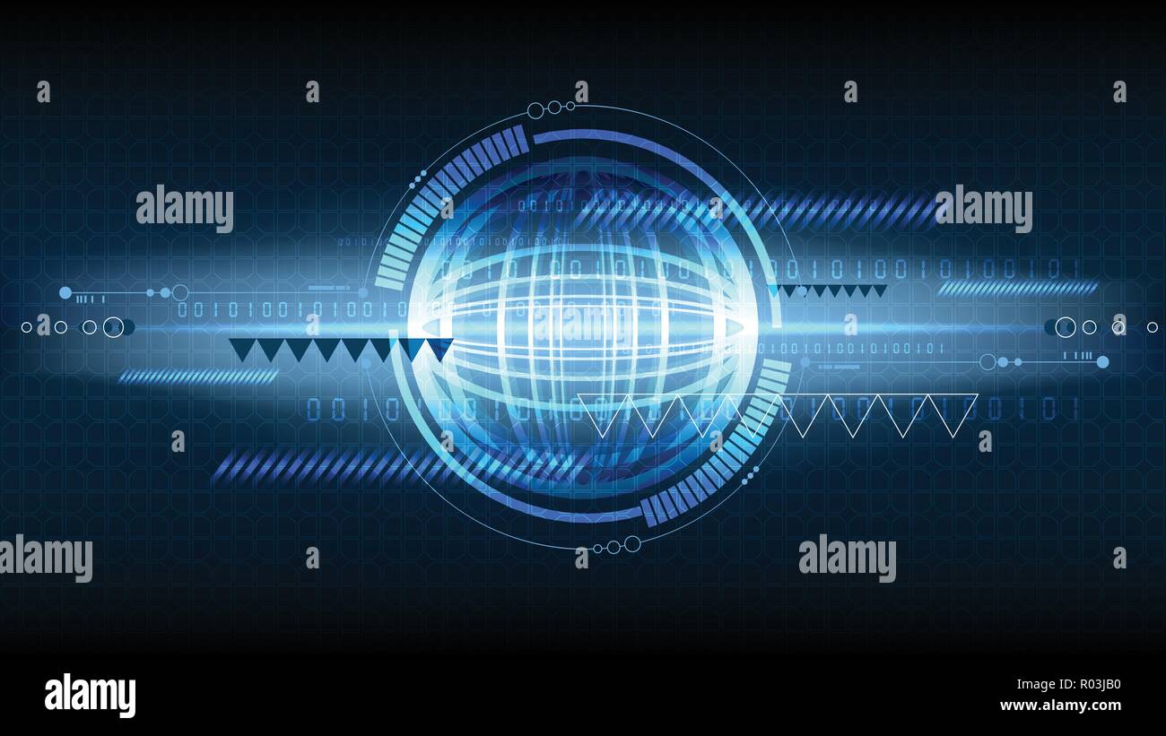 Vector abstract technological display background design Stock Vector ...