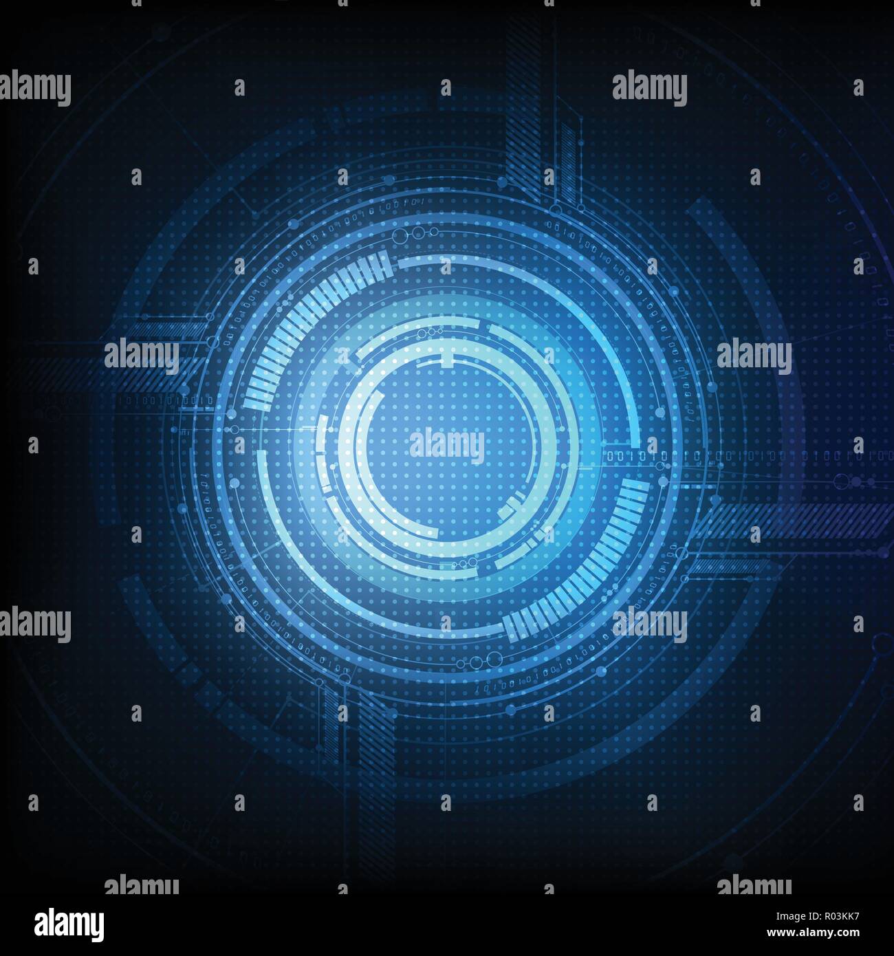 Abstract technological futuristic interface vector background design ...