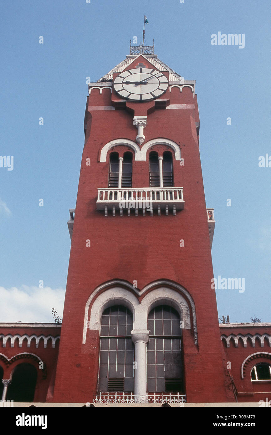 Chennai railway clock tower hires stock photography and images Alamy