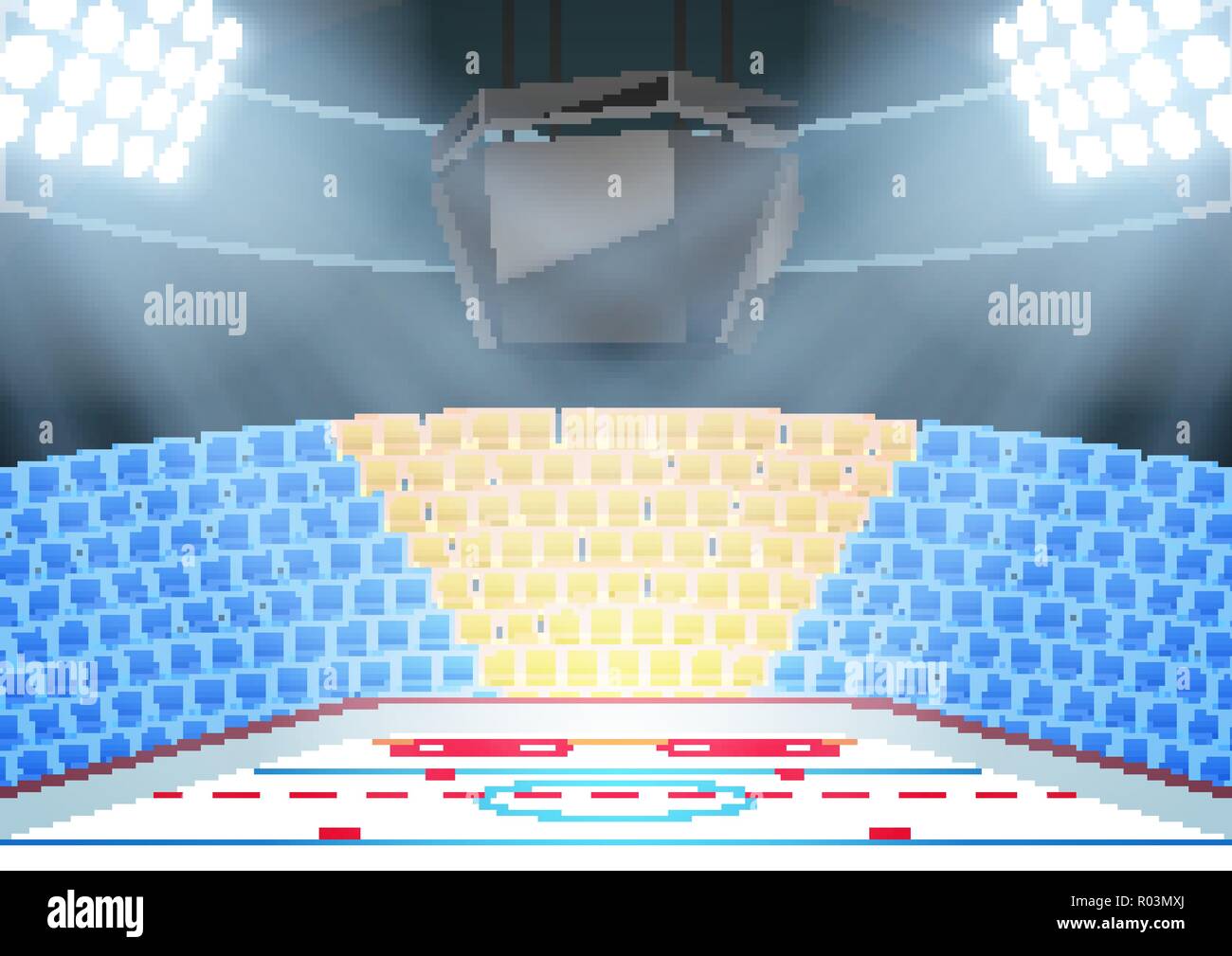 Ice arena seats Stock Vector Images Alamy