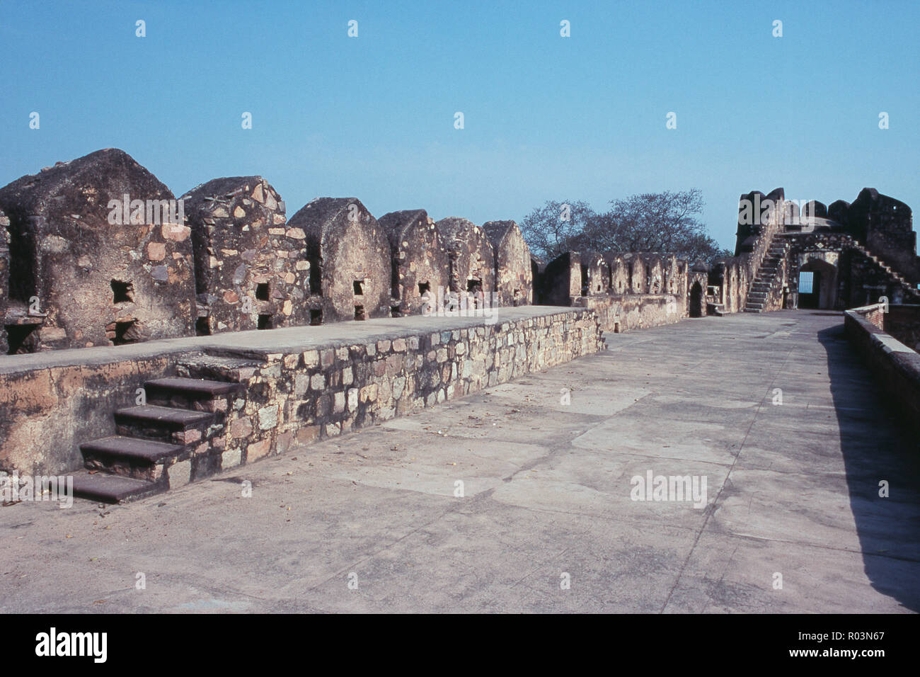 Internal view of Jhansi Fort, Jhansi, Uttar Pradesh, India, Asia Stock Photo