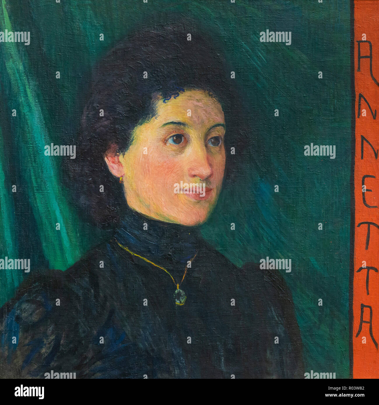 Annetta, Giovanni Giacometti, 1900, Zurich Kunsthaus, Zurich, Switzerland, Europe Stock Photo