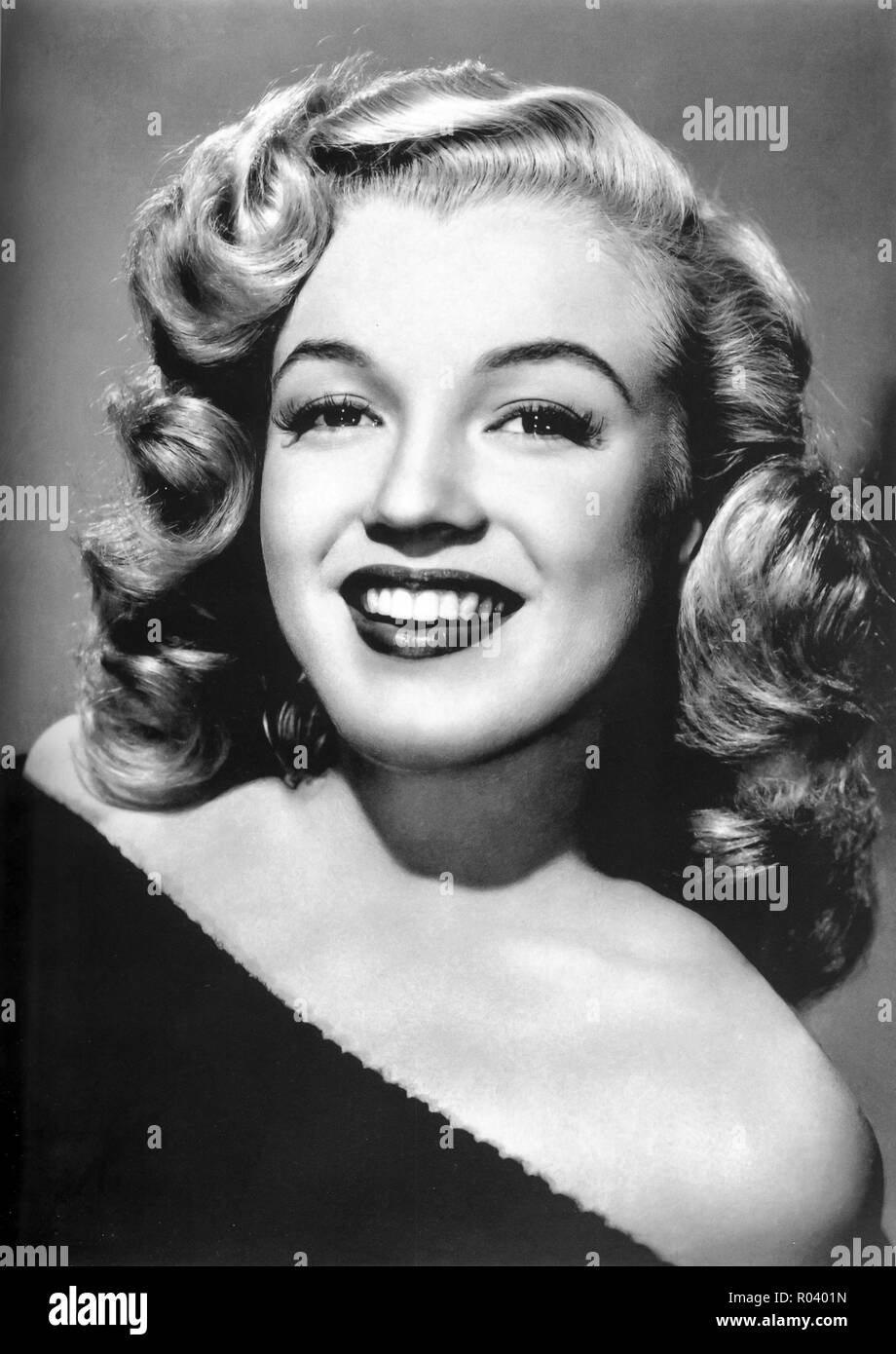Portrait of Marilyn Monroe 1958 Stock Photo