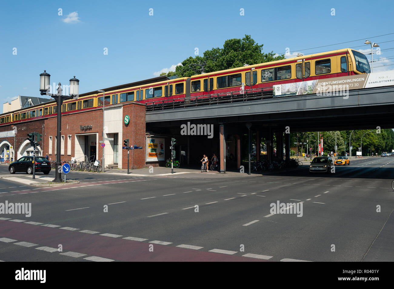 Berlin, Germany, S-Bahnhof Tiergarten Stock Photo