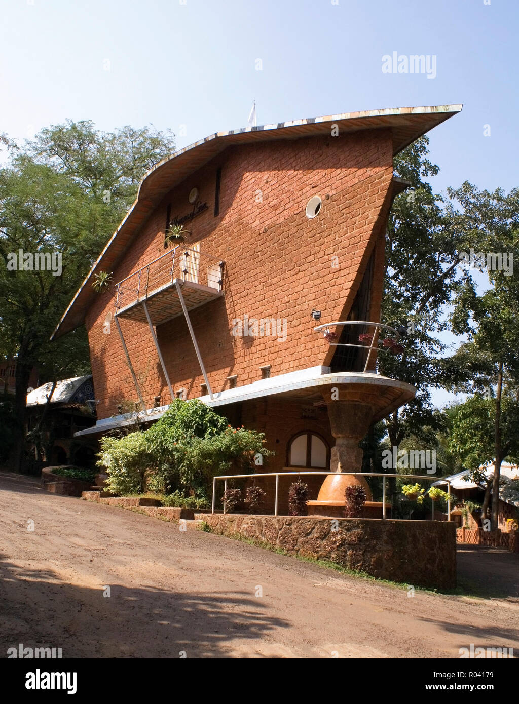 Museum Houses Of Goa Near Serula Village Goa State India Stock Photo museum-houses-of-goa-near-serula-village-goa-state-india-stock-photo