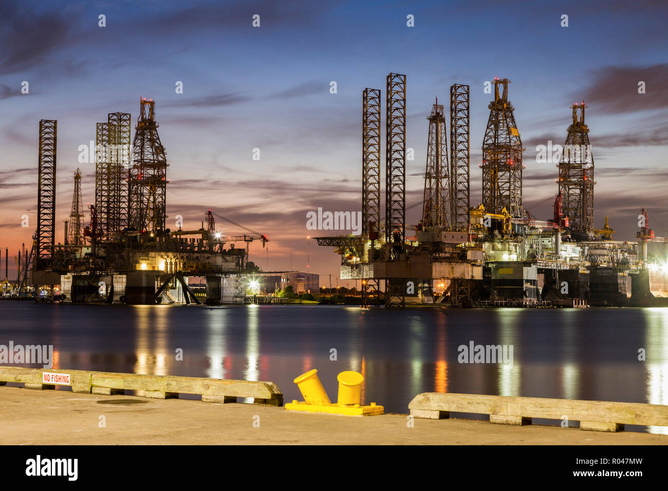 Harbor in Galveston. Galveston, Texas, USA Stock Photo Alamy