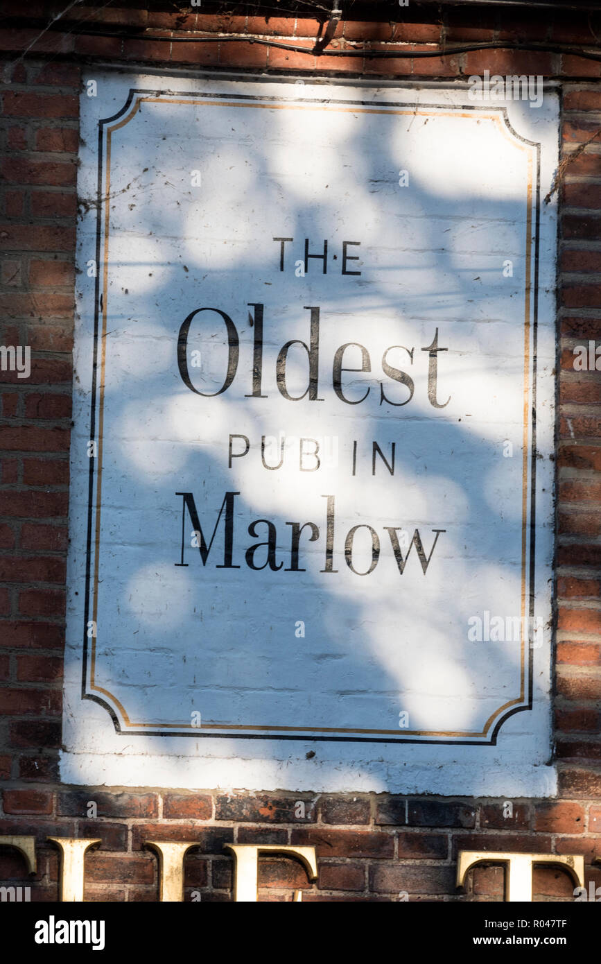 Marlow's oldest pub since 1755 is the Two Brewers in St. Peter Street